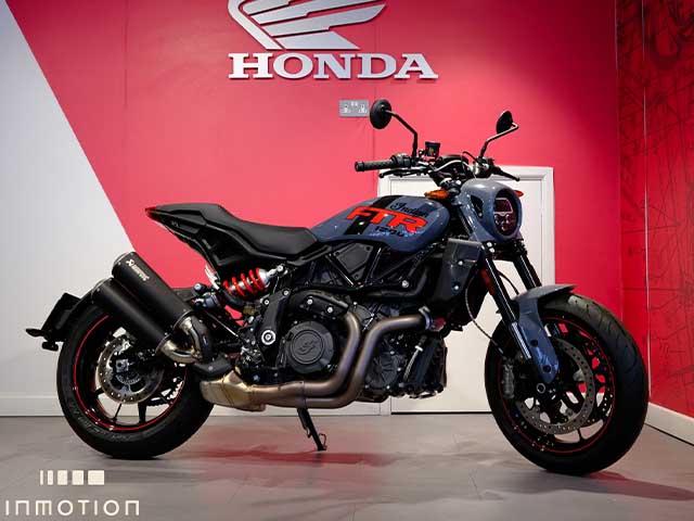 Indian FTR1200 Stealth Edition demo