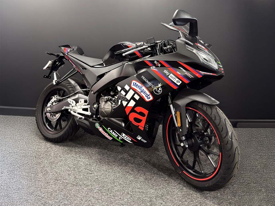 Featured image for “Aprilia RS 125’s now in stock”